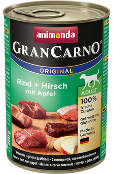 Mokra karma dla psów Animonda Grancarno Adult wołowina, jeleń i jabłko 400 g (4017721827539)
