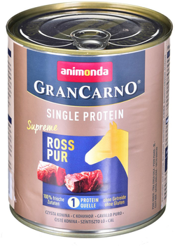 Mokra karma dla psów Animonda GranCarno Single Protein z koniną 800 g (4017721824347)