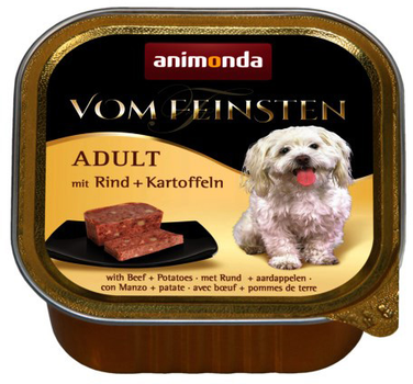 Mokra karma dla psów Animonda Vom Feinsten z wołowiną i ziemniakami 150 g (4017721829687)