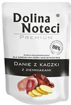Mokra karma dla psów Dolina Noteci Premium Danie z kaczki z ziemniakami 300 g (5902921304340)
