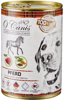 Вологий корм для собак O'Canis конина з овочами 400 г (4260118921642)