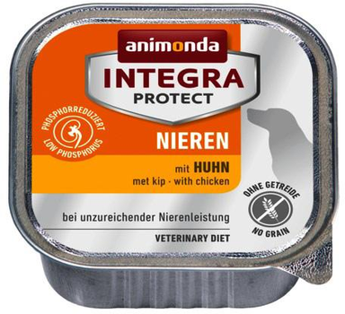 Вологий корм для собак із проблемами нирок Animonda Integra Protect Nieren з куркою 150 г (4017721864008)