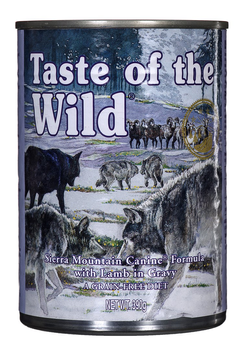 Вологий корм для собак Taste of the Wild Sierra Mountin Canine з бараниною в соусі 390 г (0074198613397)