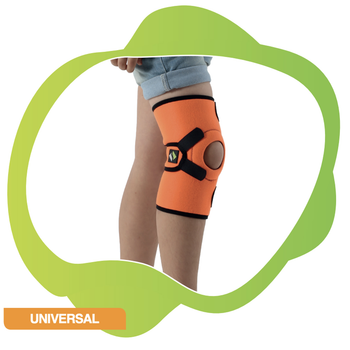 Детский бандаж на колено неопреновый с силиконовым кольцом Orthopoint ERSA-201-KDS наколенник детский