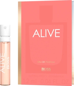 Пробник парфумована водадля жінок Hugo Boss Boss Alive 1.2 мл (3614229476217)