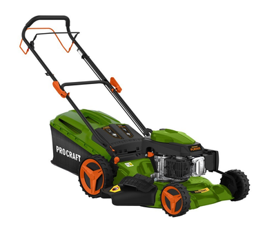 ​Газонокосилка бензиновая Procraft PLM505 (самоходная, функция мульчирования)