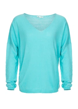 Жіночий синій светр oversized Lefties L Stk001326
