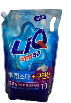Средство для стирки жидкое Aekyung LIQ Concentrated Baking Soda Laundry Detergent с пищевой содой 1.9 л (8801046377659)