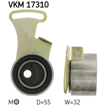 Ролик натяжителя ремня SKF VKM 17310