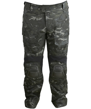 Тактичні штани військові KOMBAT UK армійські чоловічі ЗСУ Trousers GenII S мультікам чорний TR_kb-sotg-btpbl-s