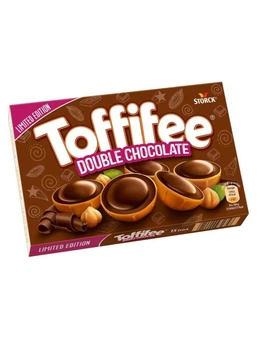 Конфеты Toffifee Double Chocolate Limited Edition с фундуком и шоколадом 125г