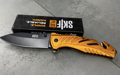 Складной армейский нож Skif Plus Horse, Оранжевый, нержавеющая сталь, складной нож для военных