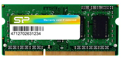 Оперативна пам'ять Silicon Power SO-DIMM DDR3 8Gb 1600 MHz (SP008GBSTU160N02)