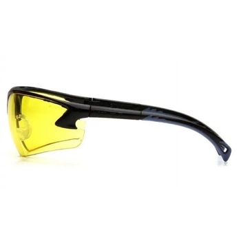 Тактичні окуляри балістичні протиосколкові Pyramex Venture-3 жовті захисні для стрільби військові