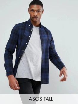 Рубашка ASOS 6342634 S (101142S) Синий