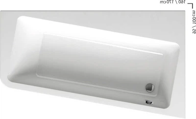 Ванна акриловая Ravak 10° 170x100 правая C821000000