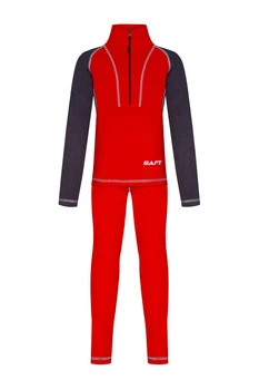 Термобелье Baft F-Line Kids 122 Серый\Красный (FL3402-122) 4438280