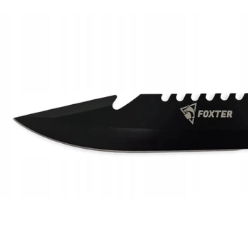 Военный нож Foxter Rambo с чехлом на ремень сталь