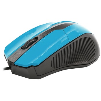 ➤Компьютерная мышь Apedra M3 Blue USB 1000 dpi для ноутбуков и Пк проводная