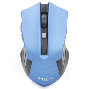 ★Мышь беспроводная iMICE E-2310 Blue 800/1200/1600 DPI 6 кнопок компьютерная Радиус до 10 м для ноутбука и Пк