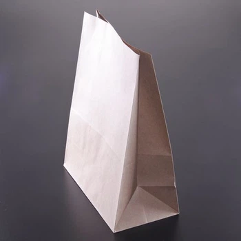Пакеты бумажные на вынос с прямоугольным дном 380х320х150 мм 100 шт