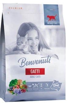 Сухой корм для котов Benvenuti GATTI говядина 3 кг (4820235901868)