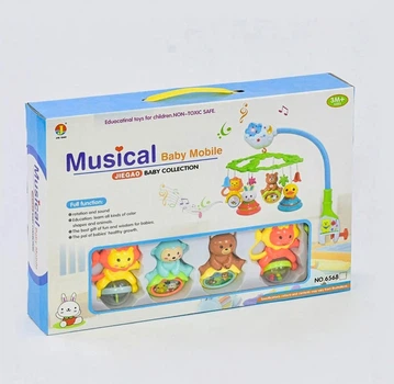 Карусель (мобиль) на кроватку "Musical Baby Mobile" звуковые и световые эффекты (70437)