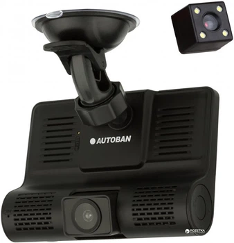 Видеорегистратор Autoban AVR-11 3 Cam FHD Black (avr11b)