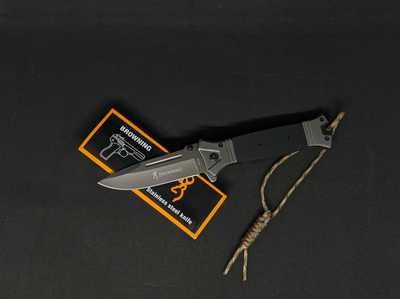 Нож складной тактический туристический Browning 2-194 Черный