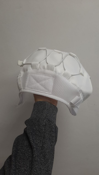 Кавер-чехол для шлема Fast-Mich с сеткой белый