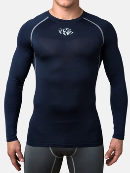 Компрессионная футболка Air Motion Long Sleeve Navy Grey XXL Цвет Серый (501007-701-XXL)