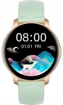 Смарт-годинник Oromed Smartwatch Oro Active Pro 1 Green/Gold (AKGOROSMA0028)