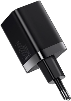 Сетевое зарядное устройство Baseus Super Si Pro Quick Charger Type-C+USB 30W EU Black (CCSUPP-E01)
