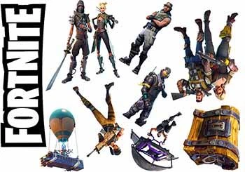 Вафельная картинка Фортнайт (Fortnite) А4 (p0014)