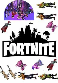 Вафельная картинка Фортнайт (Fortnite) А4 (p0018)