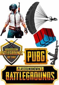 Вафельна картинка Батл граунд, PUBG А4 (p0465)