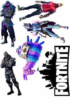 Вафельная картинка Фортнайт (Fortnite) А4 (p0016)