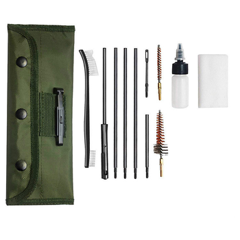 Набір для чищення зброї GK13 Military 12 предметів у чохлі