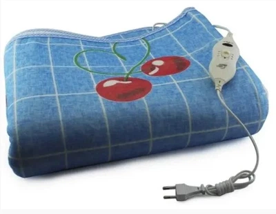 Простирадло електричне Electric Blanket 150х180см (у клітинку, Вишні)
