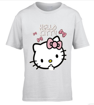 Hello kitty t-shirts  Черная майка, Футболки, Футболки для девочек