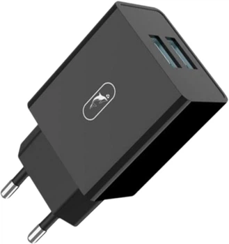 Зарядное устройство Sky Dolphin SC30 (2USB, 2.1A) Black (MZP-000169)