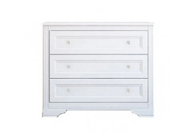 Комод Клео 3S/1030*450*890 из ДСП и МДФ цвет Белый Gerbor Holding
