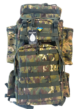 Рюкзак камуфляж мультікам 70/80 л тактичний, армійський, військовий. SINGLE SWORD, Туреччина.