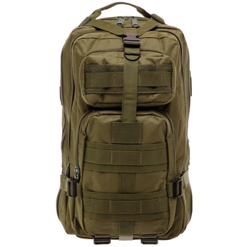 Рюкзак рейдовий тактичний SILVER KNIGHT TY-7401 розмір 42х21х18см 35л колір Оливковий