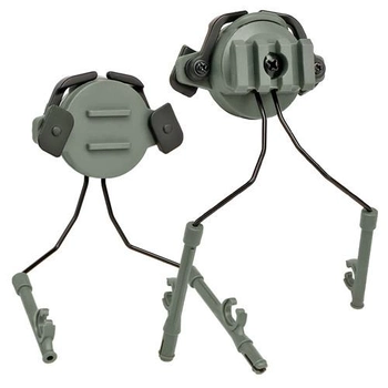 Адаптер кріплення для активних навушників на шолом 19-22мм затискний комплект