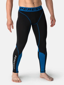 Компрессионные штаны Air Motion Leggings Black Blue M Цвет Синий (501001-118-M)