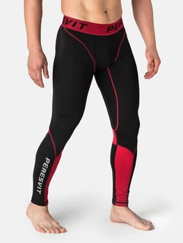 Компрессионные штаны Air Motion Leggings Black Red M Цвет Красный (501001-134-M)