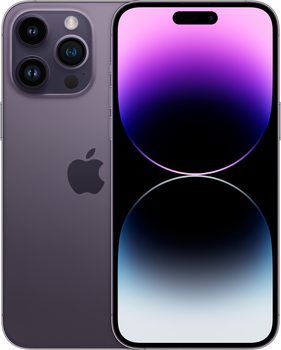 Smartfon Apple iPhone 14 Pro Max 128GB Deep Purple (MQ9T3)
