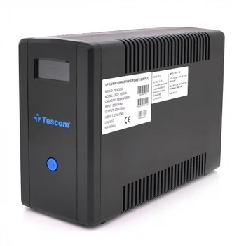 ИБП Tescom Leo+ 1200VA, LCD, AVR, 4xSchuko, 2x12V7Ah, RS232, USB, RJ45, пластик (TCM1200/29693)