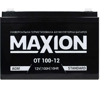 Тяговий акумулятор AGM Maxion 12v 100ah